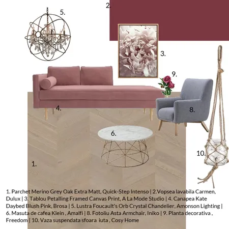 Chic pnk2 Interior Design Mood Board by Julie on Style Sourcebook