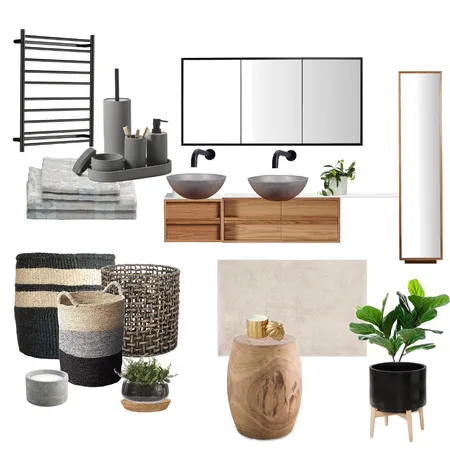 Crebert Main Bathroom Interior Design Mood Board by Harluxe Interiors on Style Sourcebook