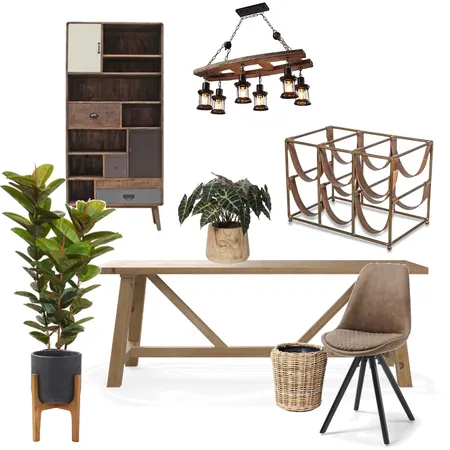 Farmhouse Dining Interior Design Mood Board by braydee on Style Sourcebook