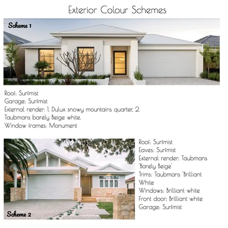 exterior colour schemes Interior Design Mood Board by OliviaW on Style Sourcebook