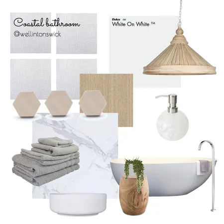 coastal bathroom Interior Design Mood Board by JessWell on Style Sourcebook