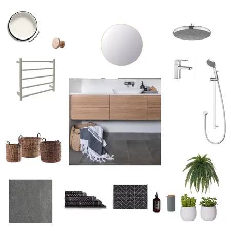 Black - Ensuite Interior Design Mood Board by Jennysaggers on Style Sourcebook