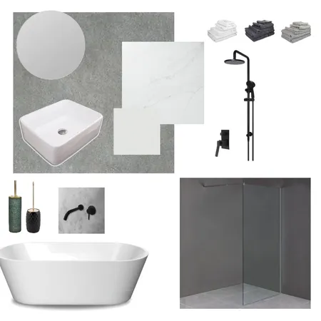 Bathroom Interior Design Mood Board by NatashaS95