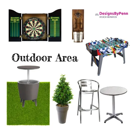 Outdoor Area Interior Design Mood Board by Designs by Penn on Style Sourcebook