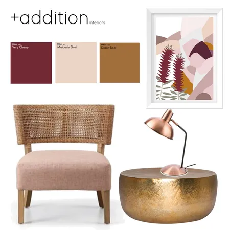 Metallic Reading Nook Interior Design Mood Board by VenessaBarlow on Style Sourcebook