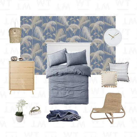 Hampton Getaway Interior Design Mood Board by Wallpaper Trader on Style Sourcebook