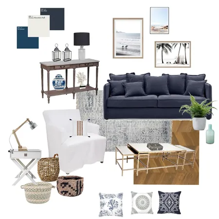 Coastal Interior Design Mood Board by bluecottagestudio on Style Sourcebook