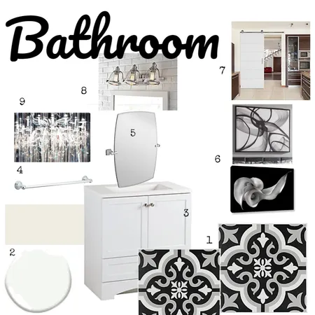 Bathroom Design Interior Design Mood Board by glendagodard