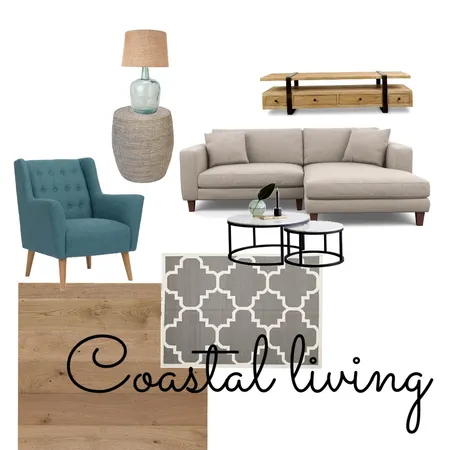 Coastal living Interior Design Mood Board by Saraninterior