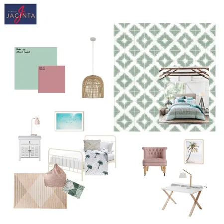 Tween girls bedromm Interior Design Mood Board by Home By Jacinta on Style Sourcebook