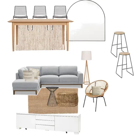 Living/Dining Edit Interior Design Mood Board by digioj11 on Style Sourcebook