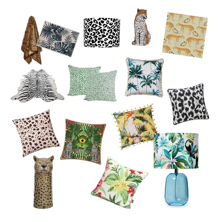 Jungle Mania - simple moodboard Interior Design Mood Board by h.edit australia on Style Sourcebook