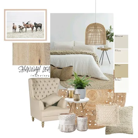Rustic/Coastal Bedroom Interior Design Mood Board by Shannah Lea Interiors on Style Sourcebook