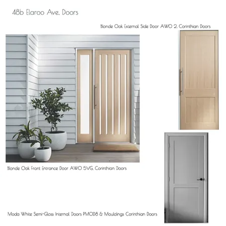 48b Elaroo Ave, Doors Interior Design Mood Board by Design Divine Interiors on Style Sourcebook