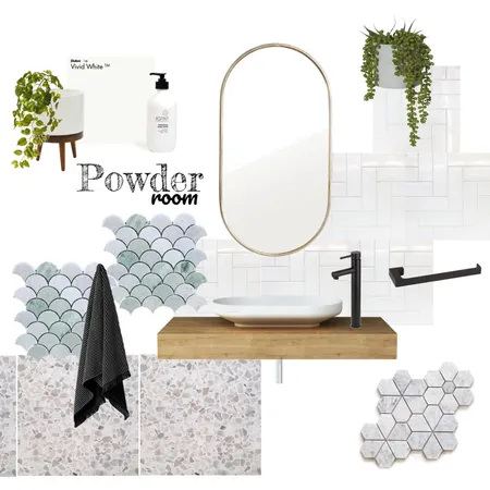 Powder room - white Interior Design Mood Board by andie on Style Sourcebook