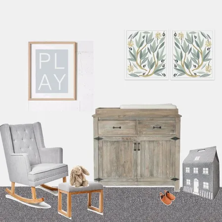 Gender Neutral Nursery Interior Design Mood Board by MelWyse on Style Sourcebook