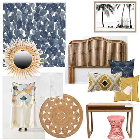 Kids Coastal Boho Interior Design Mood Board by Thehouseonbeachroad on Style Sourcebook