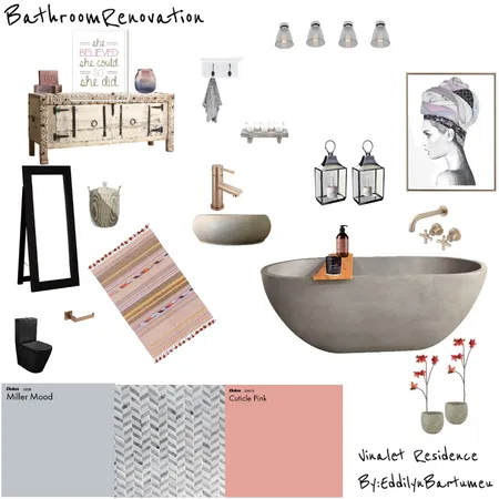Vinalet Residence - Bathroom Mood Board Interior Design Mood Board by Infinity Design on Style Sourcebook