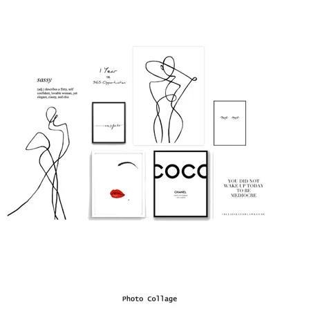 Black Fashion House - Photo Collage Interior Design Mood Board by Paballo on Style Sourcebook