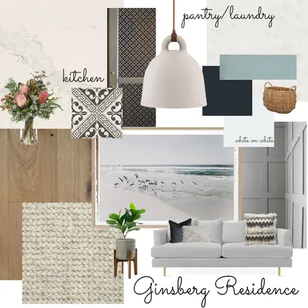 Ginsberg Residence - Kitchen/Living Interior Design Mood Board by Dorian + Co Interiors on Style Sourcebook