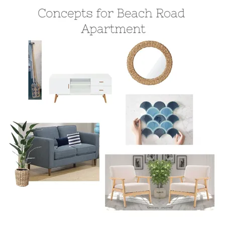 Beach Road Apartment Interior Design Mood Board by Jem Crestani Interior and Colour Consulting on Style Sourcebook