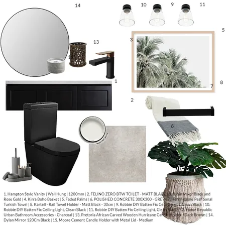 Bathroom. Interior Design Mood Board by CooperandCo. on Style Sourcebook