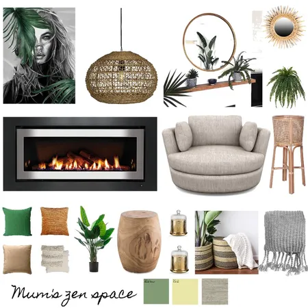 Mum's Zen space Interior Design Mood Board by Natalie V on Style Sourcebook