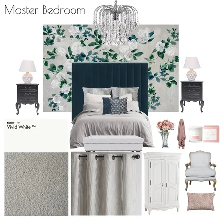 bedroom Interior Design Mood Board by Julia Schroeder