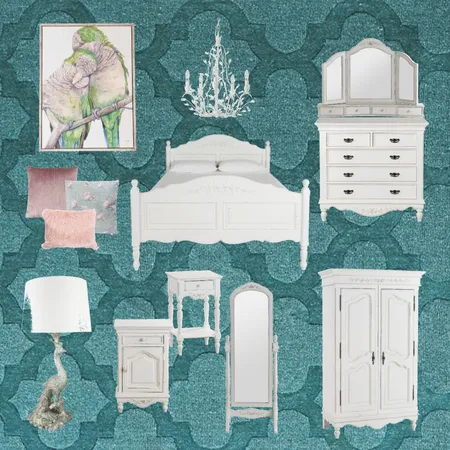 Bold and Glam Bird Interior Design Mood Board by Eseri on Style Sourcebook