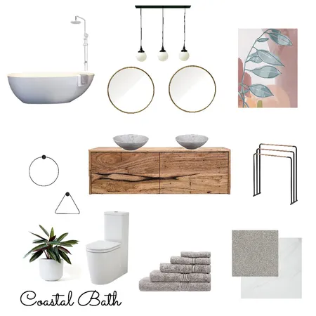 Coastal Bath Interior Design Mood Board by kjensen on Style Sourcebook