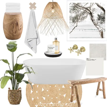 Bathroom Getaway Interior Design Mood Board by Vienna Rose Interiors on Style Sourcebook