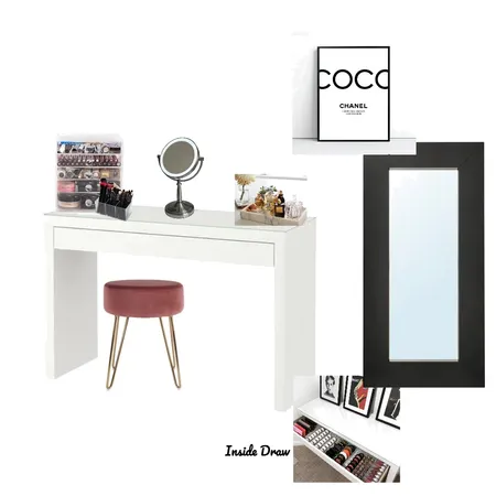 Makeup Nook Interior Design Mood Board by Brydee on Style Sourcebook
