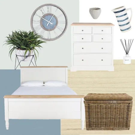 Beach Escape Bedroom Interior Design Mood Board by LeahOrgana on Style Sourcebook