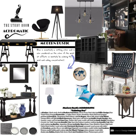 study room Interior Design Mood Board by rinadavid on Style Sourcebook