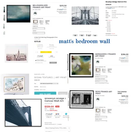 matts art choice Interior Design Mood Board by LEOPARD + LAMP INTERIORS on Style Sourcebook