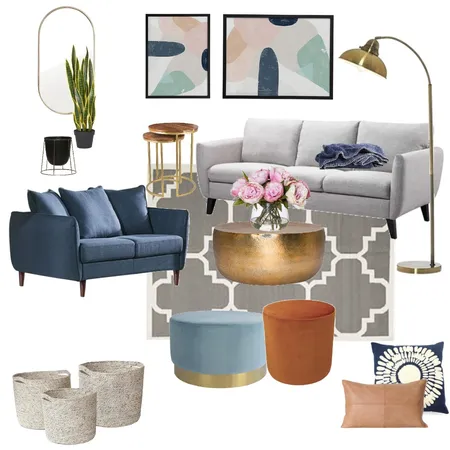 Contemporary Glam Interior Design Mood Board by Corine on Style Sourcebook