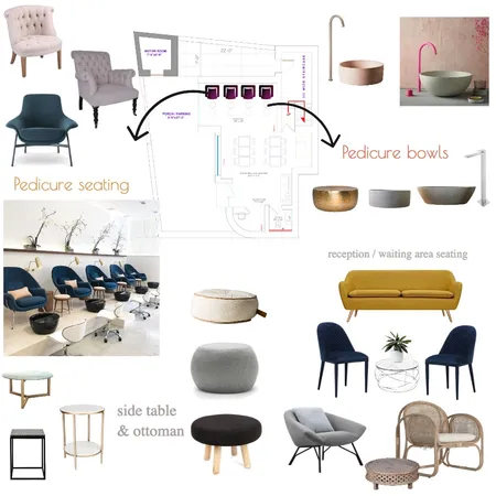 nail salon Interior Design Mood Board by koushika on Style Sourcebook