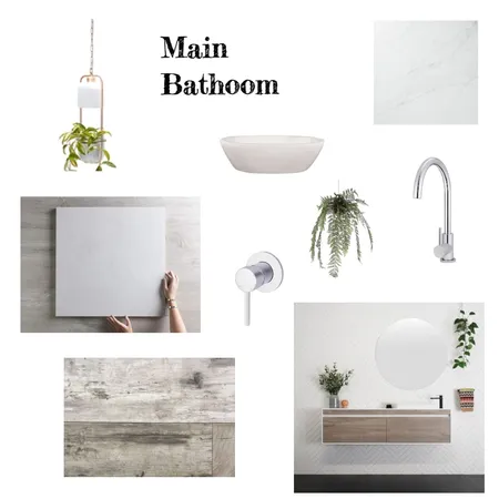 Main Bathroom Interior Design Mood Board by Renovation by Design on Style Sourcebook