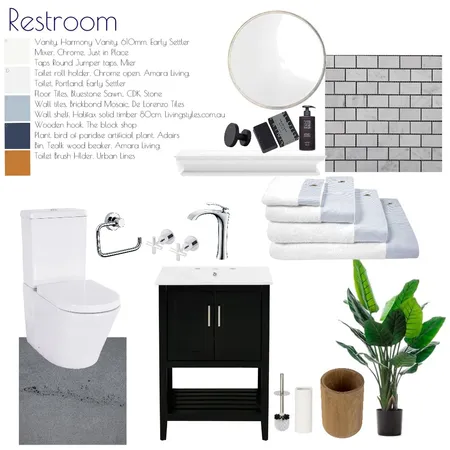 M9 Bathroom Interior Design Mood Board by RJensen on Style Sourcebook