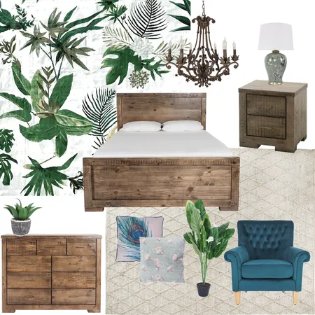 Tropical and Lush Interior Design Mood Board by Eseri on Style Sourcebook