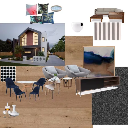 Contemporary Townhouse Interior Design Mood Board by AB Interior Design on Style Sourcebook