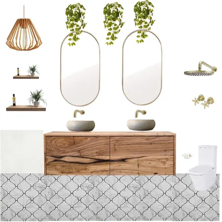 Ensuite Interior Design Mood Board by MelanieBull on Style Sourcebook