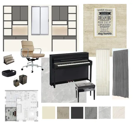 Study Room Interior Design Mood Board by TeckHock on Style Sourcebook