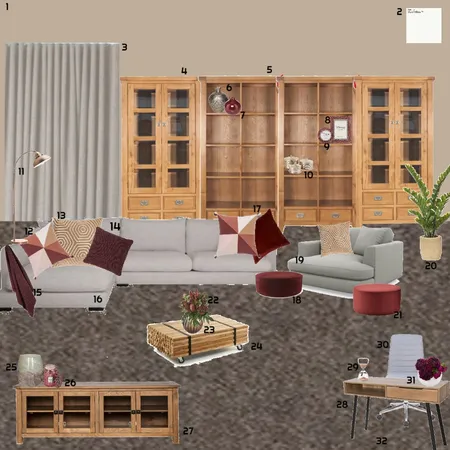 Living Room Refurbishment Interior Design Mood Board by Interioriously on Style Sourcebook