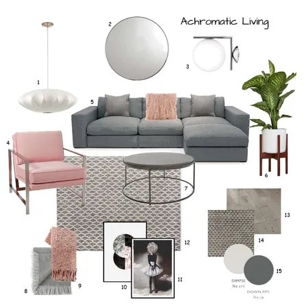 module 9 living room Interior Design Mood Board by justineEbrooks on Style Sourcebook