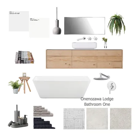 Onenozawa Lodge Bathroom One Interior Design Mood Board by aliceandloan on Style Sourcebook