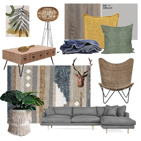 Living Room Interior Design Mood Board by Justine Altadonna on Style Sourcebook