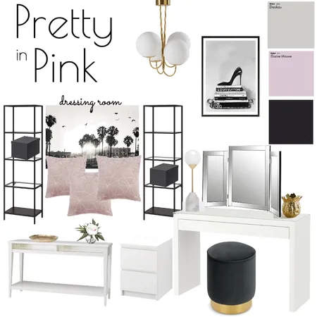 Elva's dressing room Interior Design Mood Board by RLInteriors on Style Sourcebook