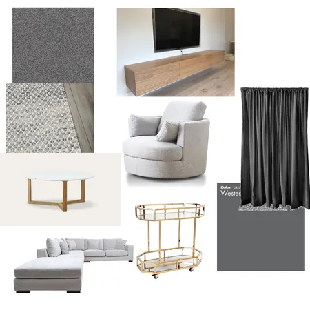 Home theatre Interior Design Mood Board by Dawson on Style Sourcebook
