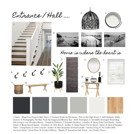 Entrance / Hall Interior Design Mood Board by lmg interior + design on Style Sourcebook